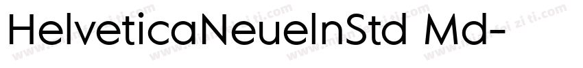 HelveticaNeuelnStd Md字体转换